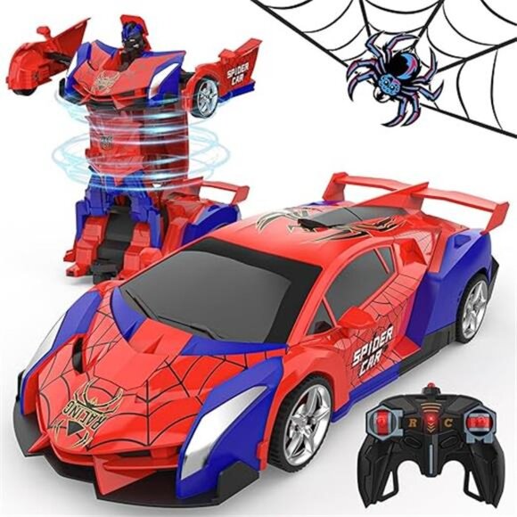 Transform Rc Cars for Boys 4-7 8-12, 2.4Ghz Remote Control Car 1:18 Scale - Picture 7 of 7